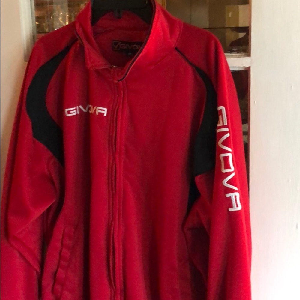 GIVOVA FULL ZIP-UP SWEAT JACKET SIZE MEDIUM